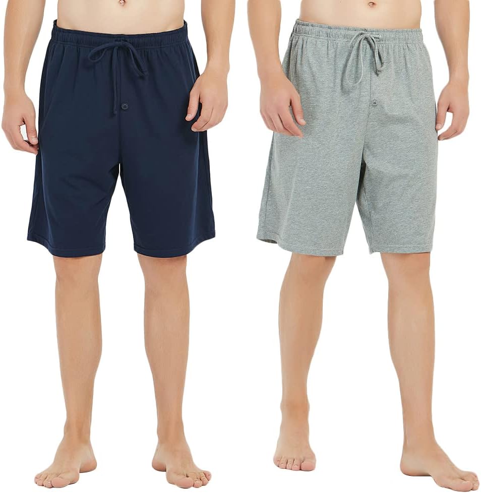 U2SKIIN 2er Pack Pyjama Shorts Herren 10 Baumwolle leichte Schlafshorts kurze Schlafanzughose Herren Pyjamahose kurz Schlafhose Freizeithose (Marineblau+Hellgrau Mel., L)9,99€ ➡️ https://www.amazon.de/dp/B08399PLH3/?tag=preisfehlerheute-21