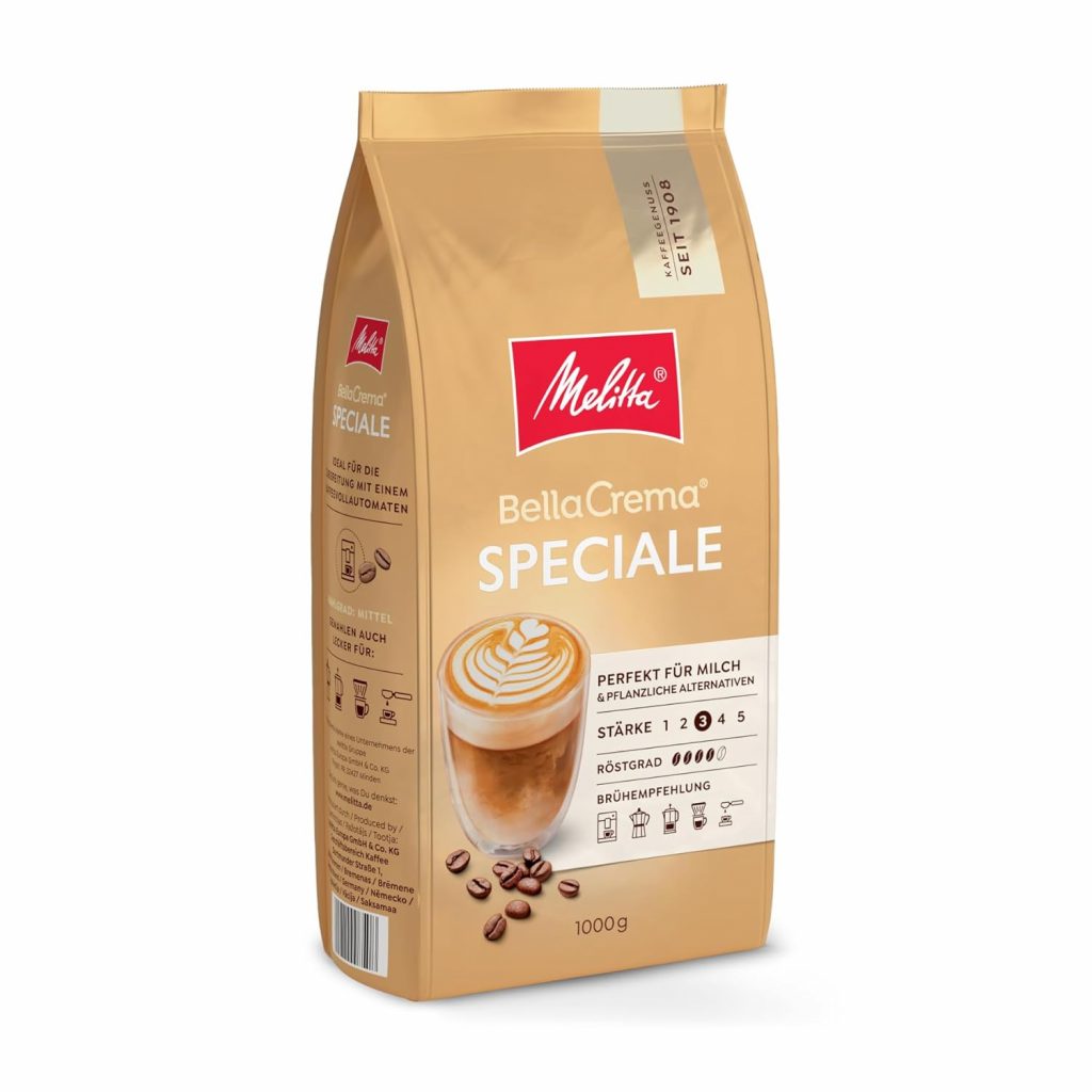 🤴 Melitta BellaCrema Speciale Ganze Kaffee-Bohnen 1kg, ungemahlen, Kaffeebohnen für Kaffee-Vollautomat, mittlere Röstung, geröstet in Deutschland, Stärke 213,99€ statt 22,49€ - 38,00 % 🔥🚚 Verkauft durch Amazon und Versand durch Amazon1,868 Bewertungen: 4.5 / 5.0 ⭐️⭐️⭐️⭐️⭐️🛒 zu Amazon https://www.amazon.de/dp/B007JTAKM8/?amp%3Btag=preisfehlerheute-21&%3Bamp%3Bth=1&%3Bamp%3Bpsc=1&tag=preisfehlerheute-21