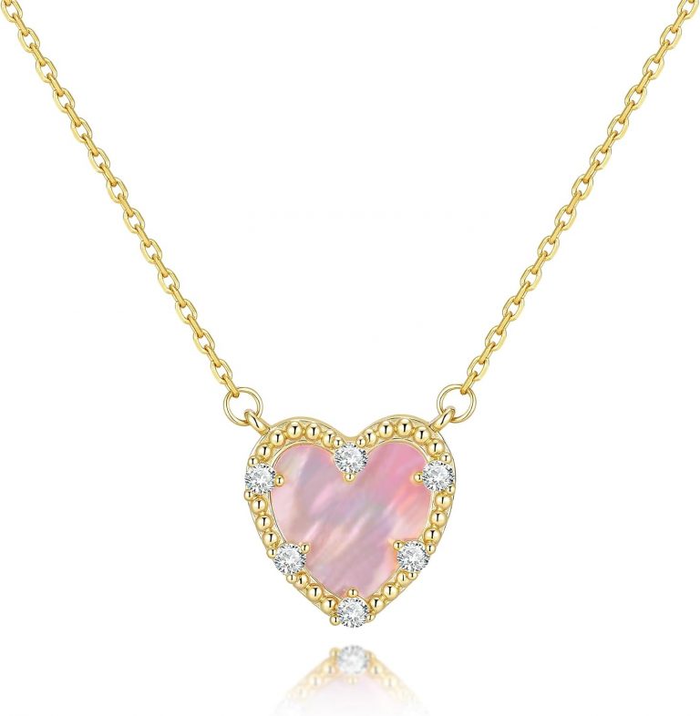 TempBeau Herz Halskette Damen Gold Kette - 14K Vergoldet Halsketten für Frauen, Süßes CZ Herz Perlmutt Schmuck für Mädchen, Damenkette Geschenk für Geburtstag Jahrestag Hochzeit Weihnachten (Rosa)5.99€ 🏷️ Coupon anwenden➡️ https://www.amazon.de/dp/B0FRS7KWT3/?tag=preisfehlerheute-21