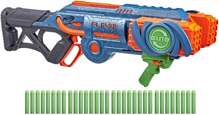 🤴 Nerf Elite 2.0 Flipshots Flip-32 Blaster, 32 Dart-Läufe für doppelte Feuerkraft, Kapazität für 32 Darts, 32 Nerf Darts49,95€ statt 75,98€ - 35,00 % 🔥🚚 Verkauft und Versand durch METAMORPH985 Bewertungen: 4.5 / 5.0 ⭐️⭐️⭐️⭐️⭐️🛒 zu Amazon https://www.amazon.de/dp/B09B15BHTF/?amp%3Btag=preisfehlerheute-21&amp%3Bth=1&amp%3Bpsc=1&tag=preisfehlerheute-21