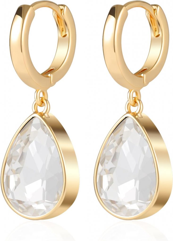 Gold Creolen Kristall Ohrringe für Damen – 18K Vergoldete Ohrringe Klein, Secroma Wassertropfen Ohrringe Hängend, Gold Schmuck Geschenke für Damen und Mädchen5.69€ ➡️ https://www.amazon.de/dp/B0D5CH3ZV7/?tag=preisfehlerheute-21