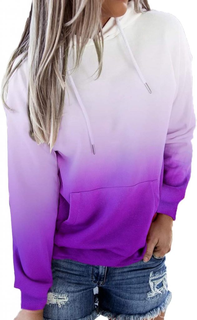 HVEPUO Indie Aesthetic Streetwear Tie Dye Hoddie Kpop Fashion Women Cute Clothes WardrobeOberteile Damen Elegant Farbverlauf Kapuzenpullover Lila XL22,94€ statt 26,99€➡️ https://www.amazon.de/dp/B09N28THZ1/?tag=preisfehlerheute-21