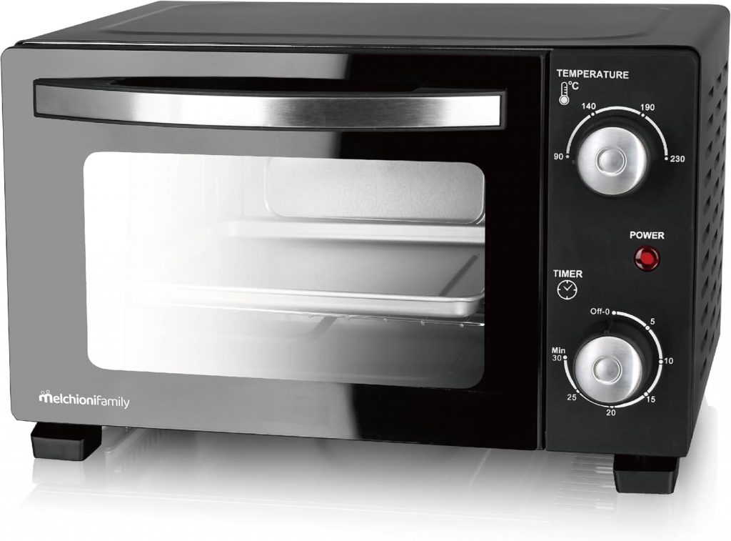 Melchioni Family | Elektro-Ofen Modell DEVIL 11 mit 11 Litern Kapazität, Temperatur einstellbar bis 230 °C, 30-Minuten-Timer, Farbe Schwarz31.74€ ➡️ https://www.amazon.de/dp/B0CC5K8QH4/?tag=preisfehlerheute-21