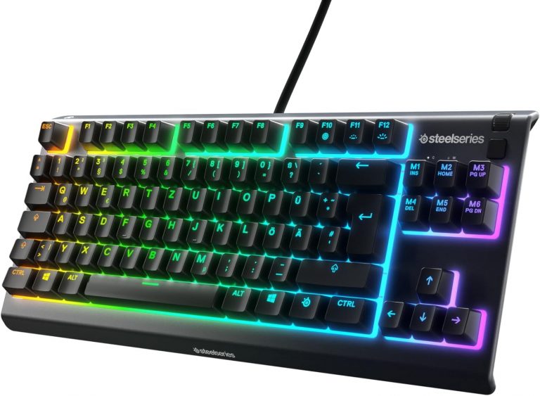 SteelSeries Apex 3 TKL - RGB Gaming-Tastatur - Kompakter Tenkeyless-Formfaktor - 8-Zonen-RGB-Beleuchtung - Deutsches (QWERTZ) Layout38,99€ statt 59,99€➡️ https://www.amazon.de/dp/B09FQ98HRT/?tag=preisfehlerheute-21