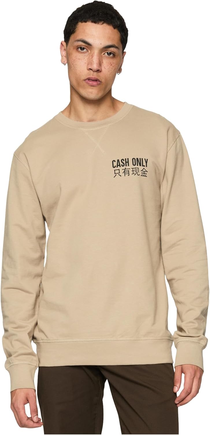 Mister Tee Herren Sweatshirt Cash Only Crewneck darksand M8,35€ statt 34,90€➡️ https://www.amazon.de/dp/B0CGKC2XRT/?tag=preisfehlerheute-21