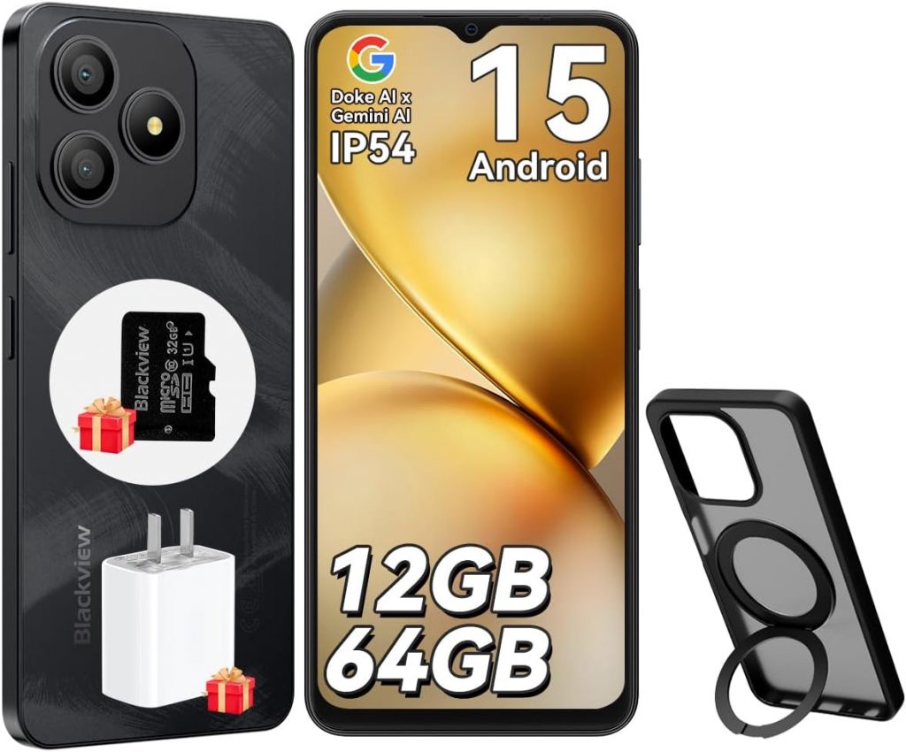 Blackview Wave 9C Handy Ohne Vertrag 12GB+64GB/2TB TF, IP54 6.56'' HD+ Smartphone Ohne Vertrag, Android 15, 5000mAh, 13MP+8MP, Octa-Core, 32GB TF, Drehbare Handyhülle, Face ID, GPS, OTG84.99€ 🏷️ Coupon anwenden➡️ https://www.amazon.de/dp/B0FLCHHHM2/?tag=preisfehlerheute-21