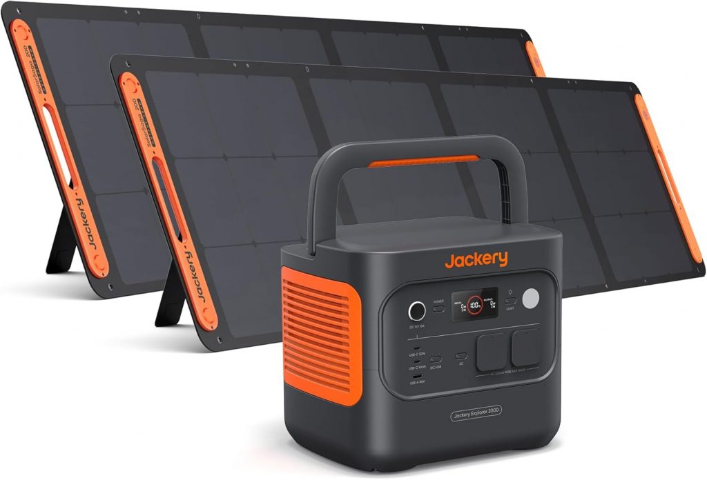 PREISFEHLER.SHOP BlackWeeks: Jackery 2000 v2 Tragbare Powerstation mit 2 * 200W Solarpanel, 2042Wh Solargenerator mit 2200W Ausgang, LiFePO4 Batterie Schnellladung für ~PREISFEHLER.SHOP Camping, Wohnmobil, Off-GridАb 1189.15 statt 2597.00 €⏩️ https://www.amazon.de/PREISFEHLER.SHOP/dp/B0FWQF49RX?tag=preisfehlerheute-21