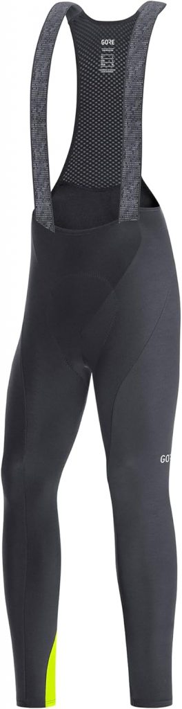 GORE WEAR Herren C3 Thermo Trägerhose+, Black/Neon Yellow, L EU