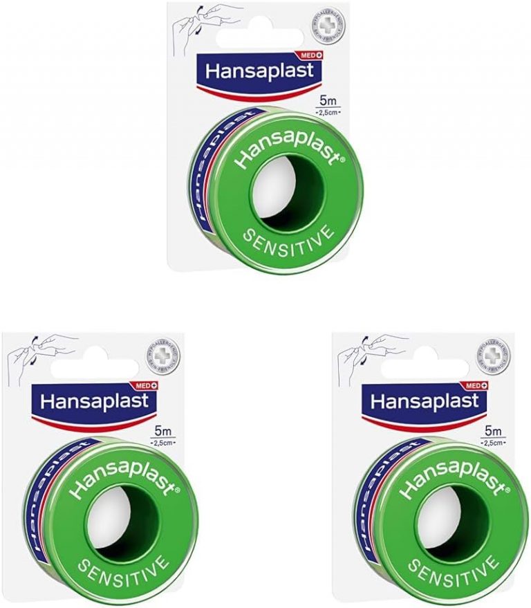 PirateDeals BlackWeeks: Hansaplast Fixierpflaster Sensitive (5 m x 2,5 cm), hypoallergenes Tapeband zur hautfreundlichen Fixierung von Wundverbänden, Pi:rate-Deals Heftpflaster Rolle mit starker Klebkraft (Packung mit 3)5.10 €⏩️ https://www.amazon.de/PIRATE-DEALS.COM/dp/B0DTV1SJBF?tag=preisfehlerheute-21