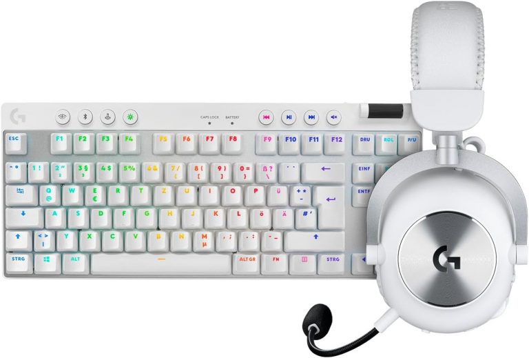 Logitech G PRO X TKL LIGHTSPEED kabellose Gaming-Tastatur PRO X 2 LIGHTSPEED Wireless Gaming Headset, QWERTZ Deutsches Layout, PC, PS5, PS4, Nintendo Switch - Weiß375,60€ ➡️ https://www.amazon.de/dp/B0CGW6SWTC/?tag=preisfehlerheute-21