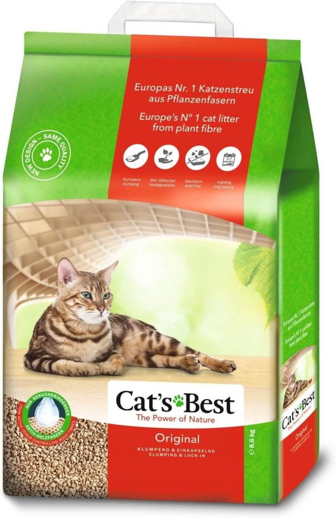 Cat’s Best Original Katzenstreu, 100% pflanzliches Katzenklumpstreu mit maximaler Saugfähigkeit – bekämpft Gerüche natürlich und aktiv, 8,6 kg/20 l (Verpackung kann variieren)10.19€ statt 22.99€➡️ https://www.amazon.de/dp/B0082AJ1C8/?tag=preisfehlerheute-21