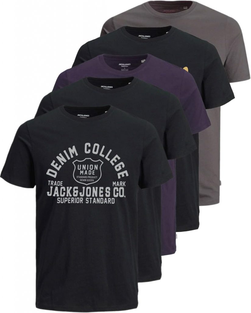 👑 JACK & JONES Herren 5er-Set T-Shirts in verschiedenen Styles, Prints und Farben aus Baumwolle49,99€ statt 69,98€ – 29,0 🔥🚚 Verkauft von mailopoint und Versand durch Amazon3,690 Bewertungen: 4.5 / 5.0 ⭐️⭐️⭐️⭐️⭐️🛒 zu Amazon https://www.amazon.de/dp/B0C4LPJG5J/?th=1&tag=preisfehlerheute-21#038;psc=1&tag=preisfehlerheute-21