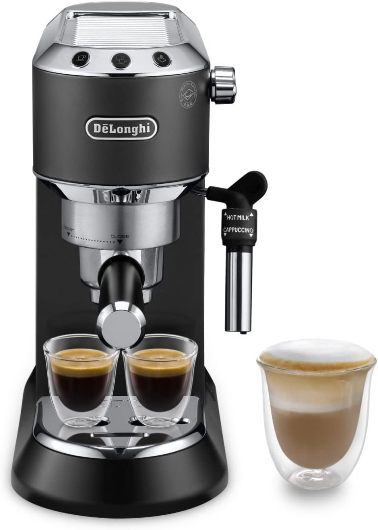 🤴 De'Longhi Dedica Style EC 685.B – Espresso Siebträgermaschine, Espressomaschine mit professionellem Milchaufschäumer, nur 15 cm breit, für Kaffeepulver oder ESE Pads, 1 l Wassertank, schwarz131,00€ statt 199,00€ - 35,00 % 🔥🚚 Verkauft durch Amazon und Versand durch Amazon43,405 Bewertungen: 4.2 / 5.0 ⭐️⭐️⭐️⭐️🛒 zu Amazon https://www.amazon.de/dp/B06X3Z9MF3/?amp%3Btag=preisfehlerheute-21&amp%3Bth=1&amp%3Bpsc=1&tag=preisfehlerheute-21