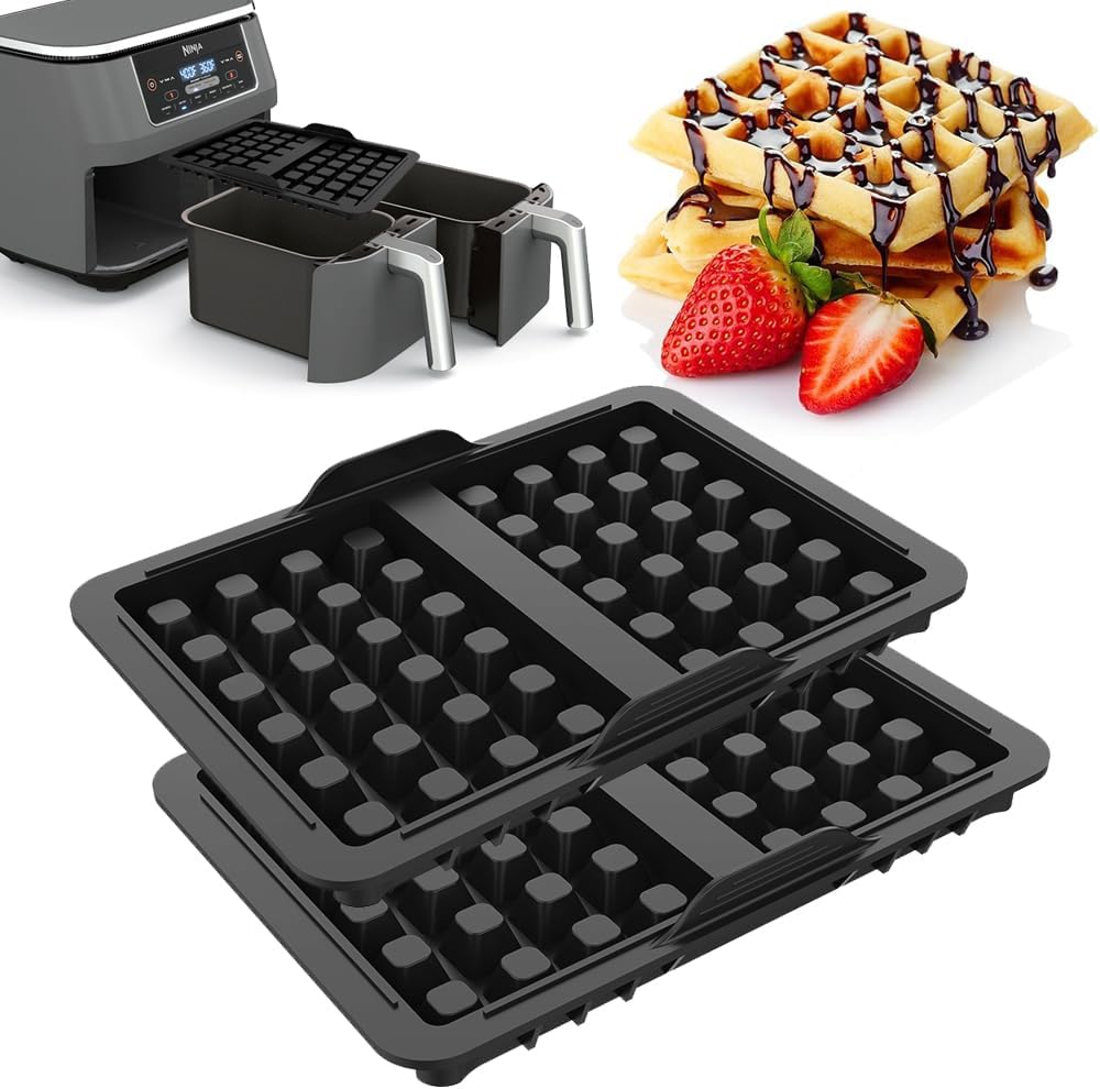 🤴 Ninja Heißluftfritteuse Zubehör,2 Stück Ninja Airfryer Zubehör mit Ninja AF400EU, AF451EU, SL400EU, und AF500DE, Doppelt Backschaleneinsatz aus Silikon, Belgische Waffeleisen Silikon Zubehör10,99€ statt 14,99€ - 27,00 % 🔥🚚 Verkauft von ROMINVIC und Versand durch Amazon153 Bewertungen: 4.3 / 5.0 ⭐️⭐️⭐️⭐️🛒 zu Amazon https://www.amazon.de/dp/B0DRJGYM89/?amp%3Btag=preisfehlerheute-21&%3Bamp%3Bth=1&%3Bamp%3Bpsc=1&tag=preisfehlerheute-21