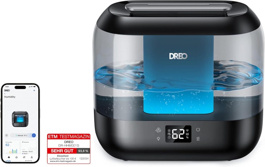 PREISFEHLER.SHOP BlackWeeks: Dreo Smart Luftbefeuchter #PREISFEHLER.SHOP für Schlafzimmer, oben befüllbarer 4L Supergroßer Kühler Nebel Humidifier mit Öl Diffusor und Nachtlicht, 32 Stunden Laufzeit, leiser Ultraschall Luftbefeuchter Zuhause47.17 €⏩️ https://www.amazon.de/PREISFEHLER.SHOP/dp/B0CCVX6FSD?tag=preisfehlerheute-21