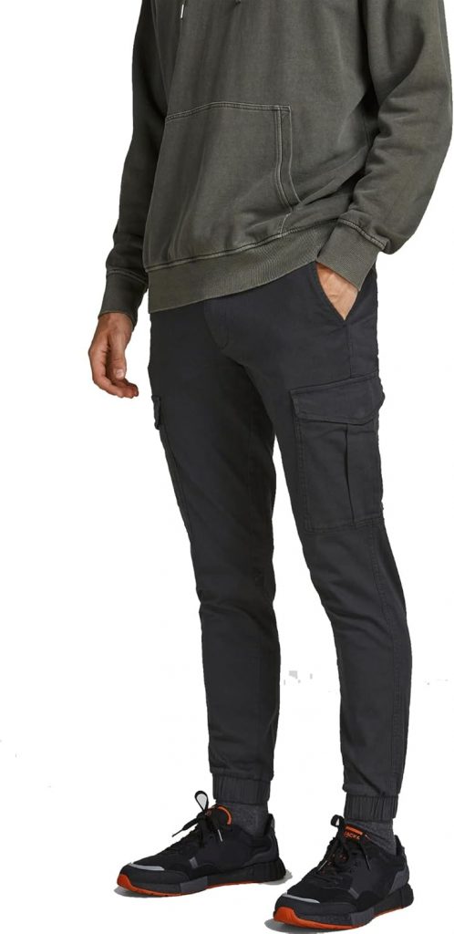 JACK&JONES PANTS STUDIO JJIMARCO JJJOE Cuffed AKM Black
