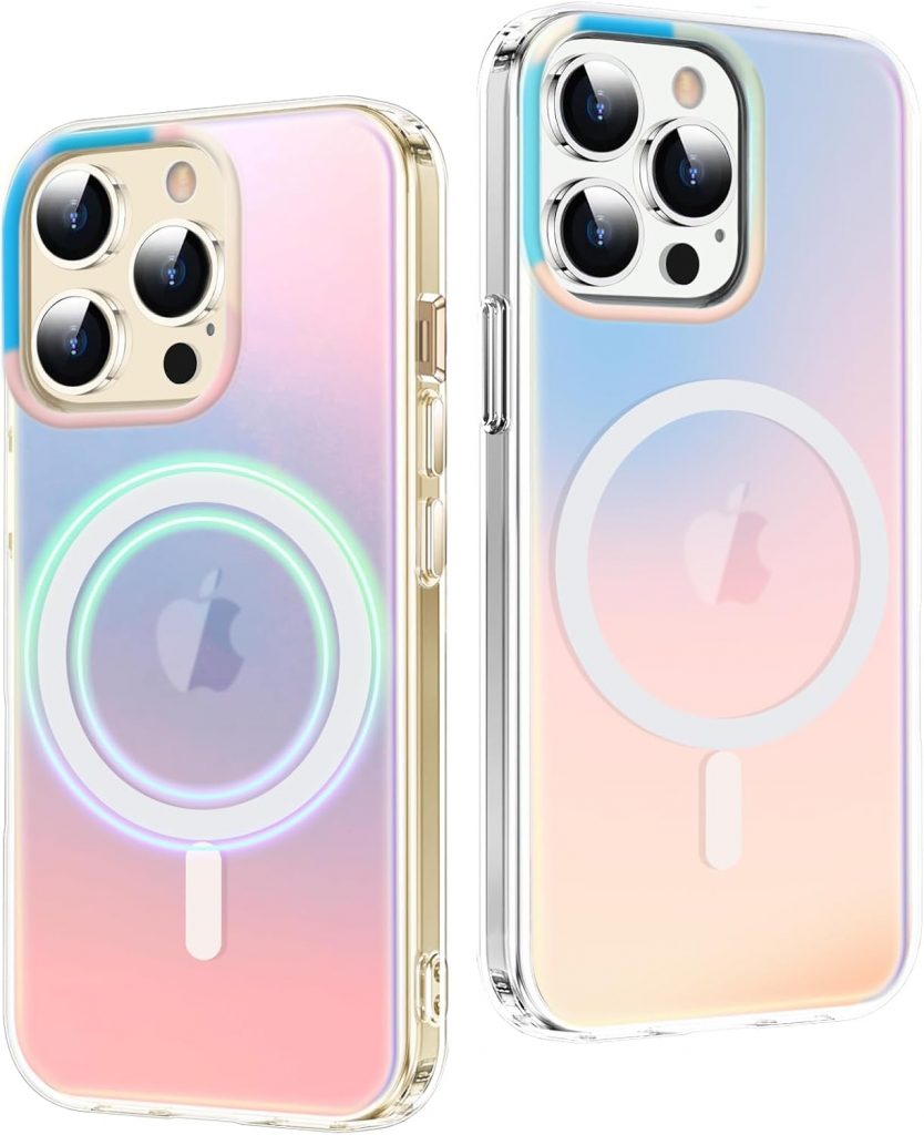 2Buyshop Handyhülle für iPhone 14 Pro Hülle für Mag-Safe Stoßfeste Kratzfeste Holografisch Irisierend Robust Hülle mit Farbwechsel Effekt Schutzhülle für iPhone 14 Pro Case Cover 6,1‘’2.99€ statt 9.99€➡️ https://www.amazon.de/dp/B0DHZSRVH9/?tag=preisfehlerheute-21