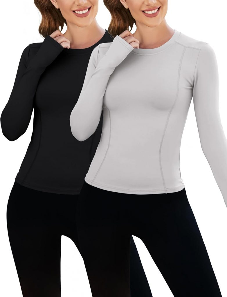 IECCP Sport Tshirts Damen Langarm Laufshirt Gym Top Trainingsshirt Reißverschluss Workout Oberteil mit Daumenlöcher 2er Pack M15,88€ statt 35,99€➡️ https://www.amazon.de/dp/B0D5648ZNC/?tag=preisfehlerheute-21