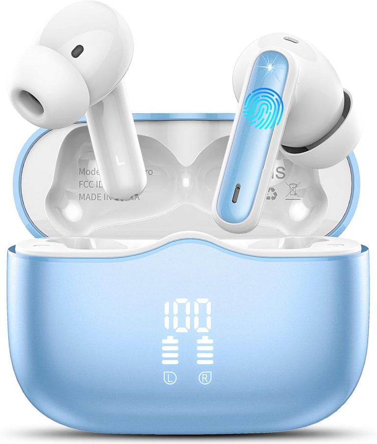👑 Bluetooth Kopfhörer, Kopfhörer Kabellos Bluetooth 5.3 In Ear Kopfhörer mit 4 ENC Noise Cancelling Mic, Kabellose Kopfhörer Tiefer Bass Wireless Earbuds 40Std, IP7 Wasserdicht Ohrhörer, Blauer See18,98€ statt 32,99€ - 43,00 % 🔥🚚 Verkauft von kizikiki OÜ und Versand durch Amazon22,259 Bewertungen: 4.4 / 5.0 ⭐️⭐️⭐️⭐️🛒 zu Amazon https://www.amazon.de/dp/B0CLJ98T1B/?amp%3Btag=preisfehlerheute-21&amp%3Bth=1&amp%3Bpsc=1&tag=preisfehlerheute-21