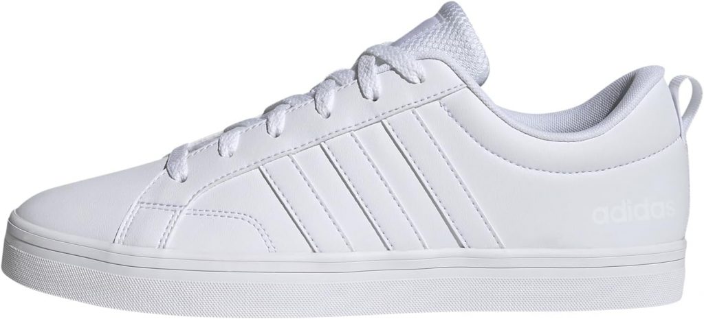 adidas Unisex VS Pace 2.0 Shoes, Cloud white/Cloud white/Cloud white, 44 2/3 EU