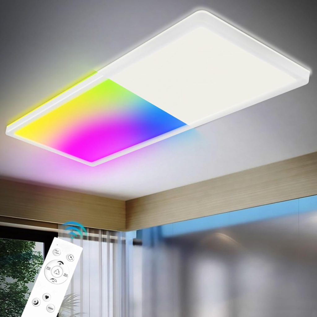 Epicflare Deckenlampe LED, LED Deckenleuchte Panel 20×2.8x58cm mit Fernbedienung, 21W Küchenlampe 4000K Deckenleuchten Badezimmer Lampe Warmweiß Kaltweiß für Büro Werkstatt Wohnzimmer (RGB-58CM)29,31€ statt 45,99€➡️ https://www.amazon.de/dp/B0D78Z8LD5/?tag=preisfehlerheute-21