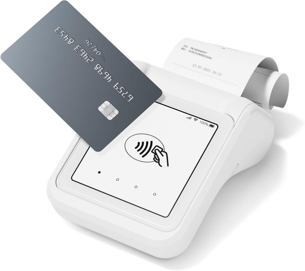 SumUp Solo Kartenterminal mit Drucker – Mobiles All-in-One Kartenlesegerät mit WLAN & integrierter SIM, Touchscreen, Belegdruck, Apple Pay, Google Pay, EC- & Kreditkarten – Keine Monatsgebühren58,49€ statt 99,99€➡️ https://www.amazon.de/dp/B0CNVTCFPF/?tag=preisfehlerheute-21