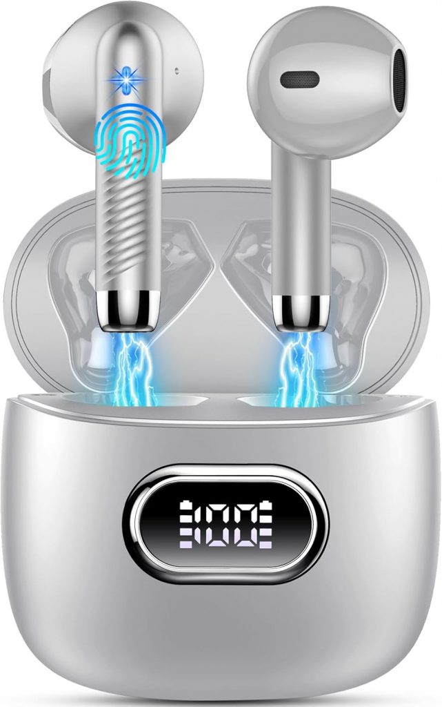 👑 Bluetooth Kopfhörer, Kopfhörer Kabellos Bluetooth 5.3 In Ear Kopfhörer mit 4 HD Mic, 2024 Kabellose Kopfhörer 42Std ENC Noise Cancelling Earbuds Tiefer Bass, IP7 Wasserdicht Ohrhörer LED-Anzeige Grau21,99€ statt 32,86€ - 34,00 % 🔥🚚 Verkauft von Drsaec-EU und Versand durch Amazon10,069 Bewertungen: 4.2 / 5.0 ⭐️⭐️⭐️⭐️🛒 zu Amazon https://www.amazon.de/dp/B0CT5NWHM9/?amp%3Btag=preisfehlerheute-21&%3Bamp%3Bth=1&%3Bamp%3Bpsc=1&tag=preisfehlerheute-21