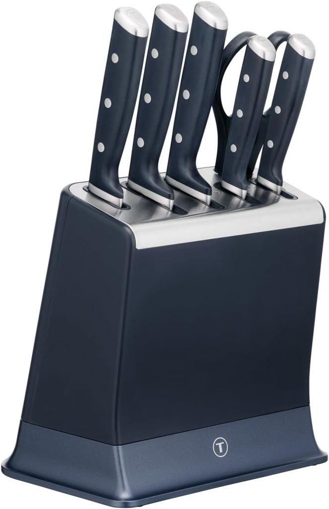 PREISFEHLER.SHOP BlackWeeks: Tefal EverSharp Pro 6-teiliger Messer-Block, patentierte Schärftechnologie, selbstschärfender Messerblock, Verriegelungssystem, deutscher rostfreier Edelstahl, Blau, K297S744 Pirate-Deal#s99.99 €⏩️ https://www.amazon.de/PREISFEHLER.SHOP/dp/B0FCSS2FY9?tag=preisfehlerheute-21