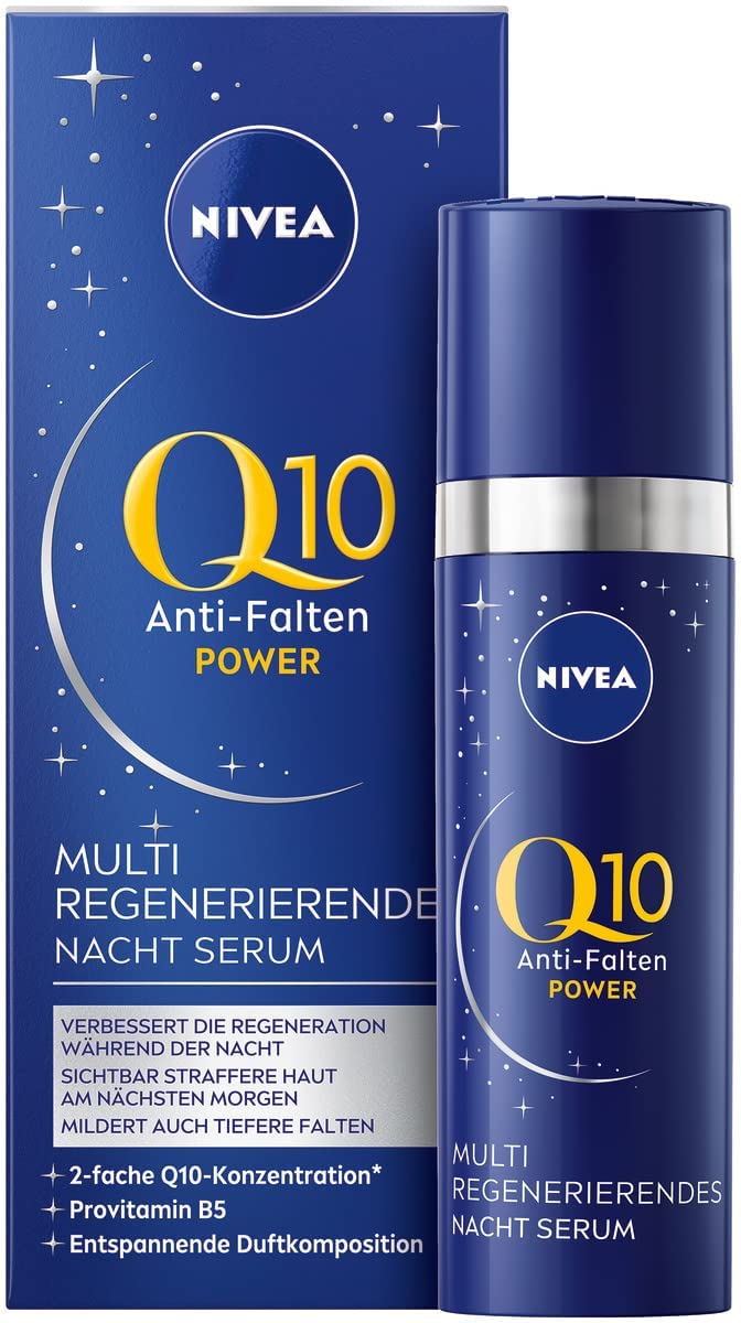 🤴 NIVEA Q10 Anti-Falten Power Multi Regenerierendes Nachtserum, Anti-Falten Serum für die Nacht, Gesichtsserum mit Provitamin B5 und Q10 (30 ml)9,19€ statt 15,99€ - 43,00 % 🔥🚚 Verkauft von CorpoeCapelli und Versand durch Amazon328 Bewertungen: 4.4 / 5.0 ⭐️⭐️⭐️⭐️🛒 zu Amazon https://www.amazon.de/dp/B09KNNX1VS/?amp%3Btag=preisfehlerheute-21&amp%3Bth=1&amp%3Bpsc=1&tag=preisfehlerheute-21