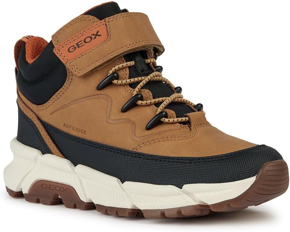 Geox Junior Boy J FLEXYPER PLUS BOY ANKLE BOOTS DK YELLOW/BLACK 34_EU