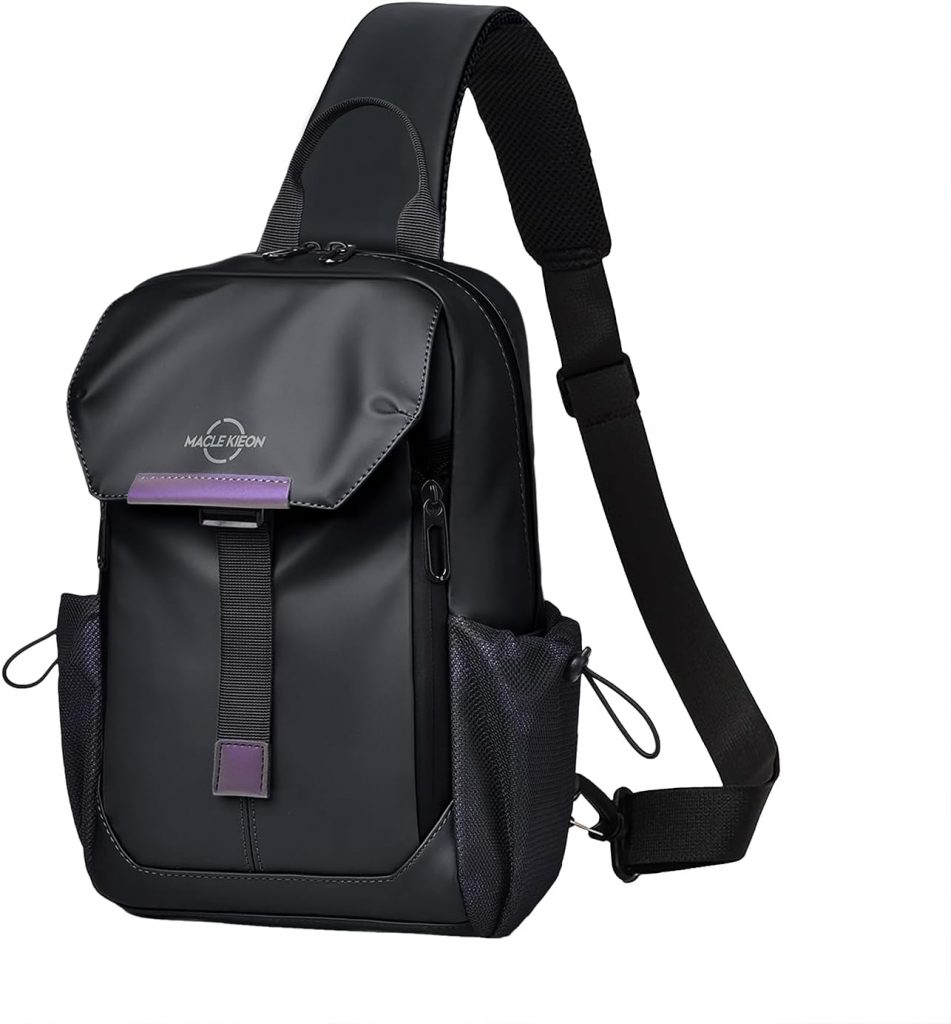 Statt 9.00€ ➡️ für nur 5.99€🔎 Erweiterbare Umhängetasche für Herren, Schwarz (SkErweiterbare Umhängetasche für Herren, Schwarz (Skalierbar…