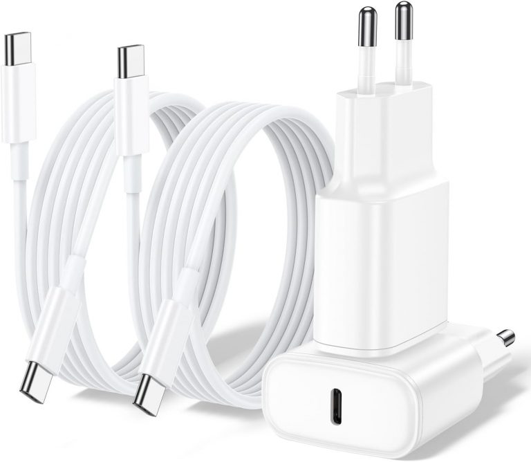 USB C Ladegerät mit Ladekabel 2Pack, 20W PD Schnellladegerät mit 2M USB C Kabel Universell für iPhone 17/16/15, iPad Pro/Air, MacBook5.49€ statt 18.00€➡️ https://www.amazon.de/dp/B0FYDTLKLP/?tag=preisfehlerheute-21
