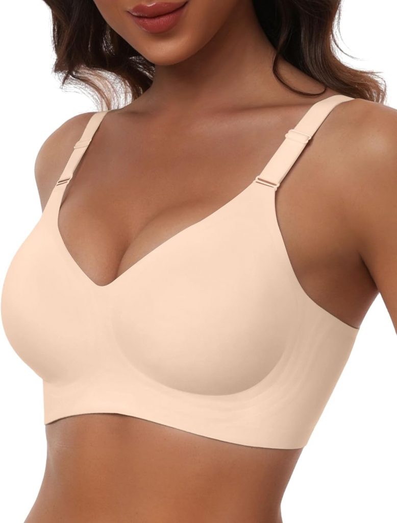 HORISUN Bequemer Nahtloser BH mit Vollständiger Abdeckung für Damen, Kabellose Push-Up BHS mit Weicher Unterstützung Normale und Große Größen (Hautfarben L)19,98€ statt 26,99€➡️ https://www.amazon.de/dp/B0CNPL7W67/?tag=preisfehlerheute-21