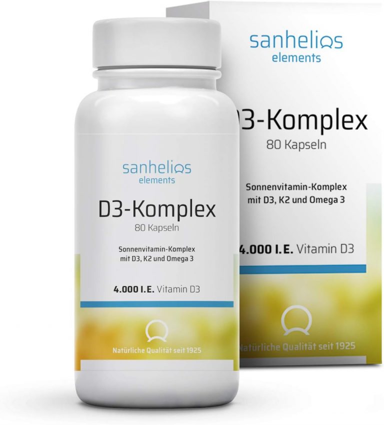 🤴 Sanhelios® Sonnenvitamin-Komplex - 4000 I.E. Vitamin D3 + K2 (MK7) & Omega-3 Fettsäuren - 80 Kapseln = 400 Tage rund um versorgt - Nur Premium Zutaten - Hergestellt & geprüft in Deutschland16,89€ statt 25,95€ - 35,00 % 🔥🚚 Verkauft von e.com-performance GmbH und Versand durch Amazon537 Bewertungen: 4.4 / 5.0 ⭐️⭐️⭐️⭐️🛒 zu Amazon https://www.amazon.de/dp/B07PNQWYD8/?amp%3Btag=preisfehlerheute-21&tag=preisfehlerheute-21