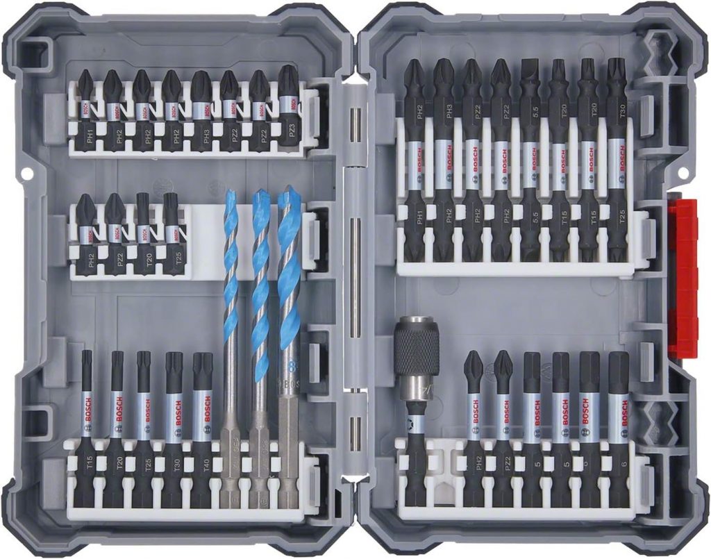 PirateDeals BlackWeeks: Bosch 35x PRO Impact Mixed Set, Amazon Exclusiv, 35-tlg. (für Beton, Weiche Fliesen, 108 x 168 mm, Professional Zubehör Pirat~e-Deals Bohrmaschine)23.97 statt 31.33 €⏩️ https://www.amazon.de/PIRATE-DEALS.COM/dp/B07P6PKR4S?tag=preisfehlerheute-21