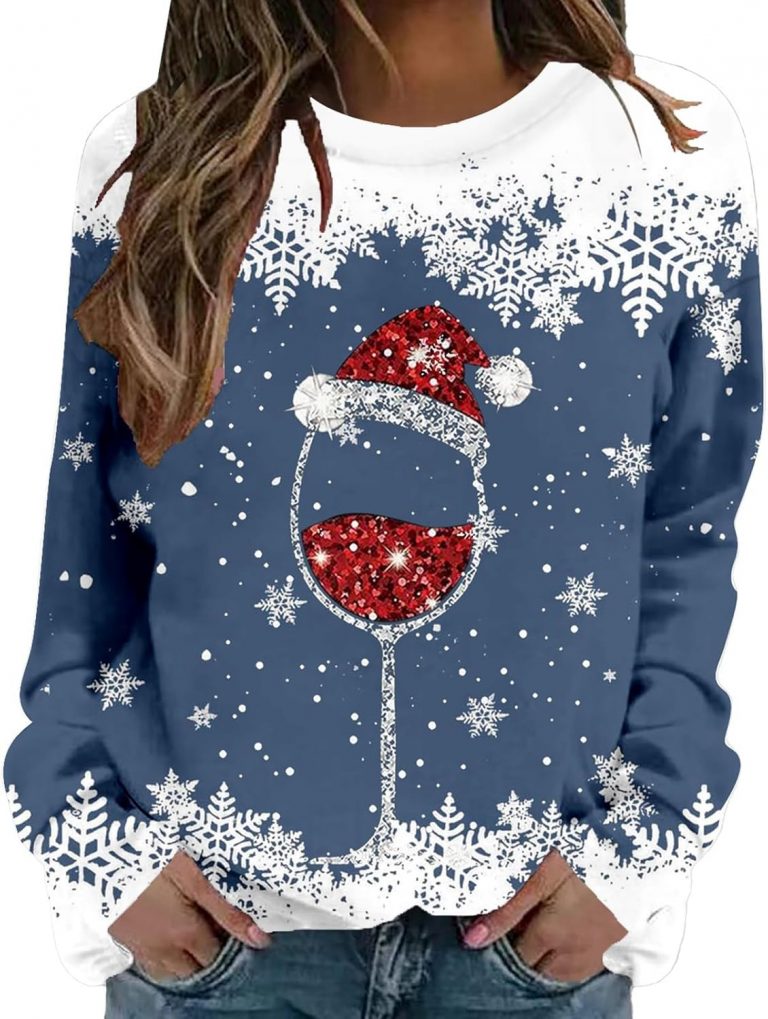 Weihnachtspullover Damen Lustig Druck Weihnachtspulli Weihnachts Rundhals Pullover Elchdruck Teenager Schneemann Langarmshirt Christmas Sweatshirt8,49€ statt 16,99€➡️ https://www.amazon.de/dp/B0FZQ7CZQS/?tag=preisfehlerheute-21