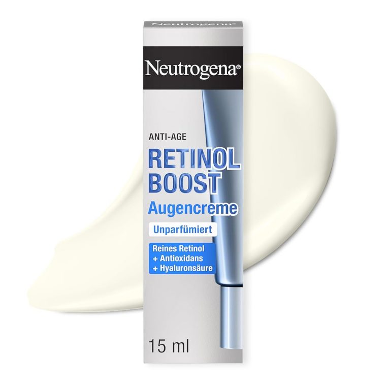 Neutrogena Retinol Boost Augencreme 15 ml, unparfümierte Anti-Aging Augenpflege mit Retinol, Hyaluronsäure und Antioxidans gegen Falten, Augenringe und Schwellungen10,99€ statt 14,99€➡️ https://www.amazon.de/dp/B09V8HLR83/?tag=preisfehlerheute-21