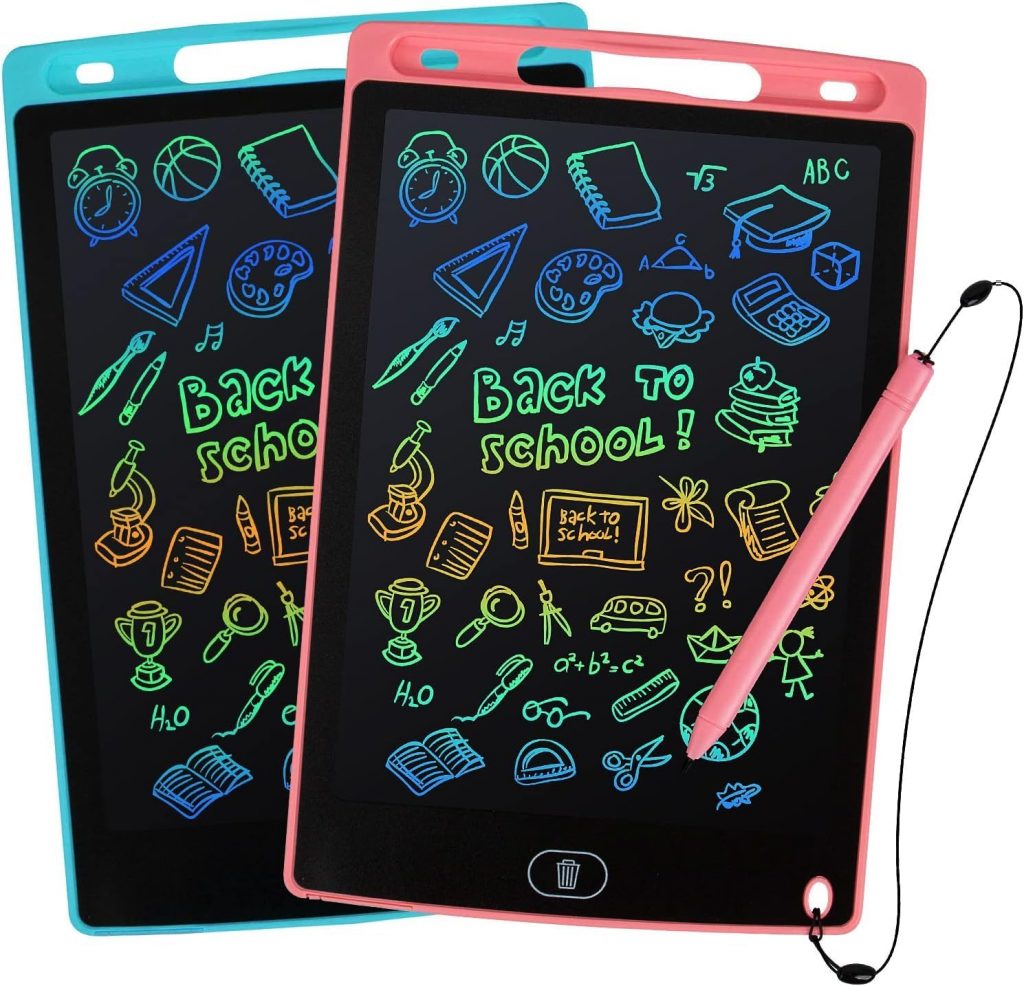 kogabanny 2 Stück LCD Schreibtafel Zeichenbrett Bildschirm 8,5 Zoll Umweltfreundlich Heller Bunten Schrift Pad Lernspielzeug-Geschenk für Kinder 3-10 Jahre altes Mädchen Jungen5.49€ ➡️ https://www.amazon.de/dp/B09MM1WRBC/?tag=preisfehlerheute-21