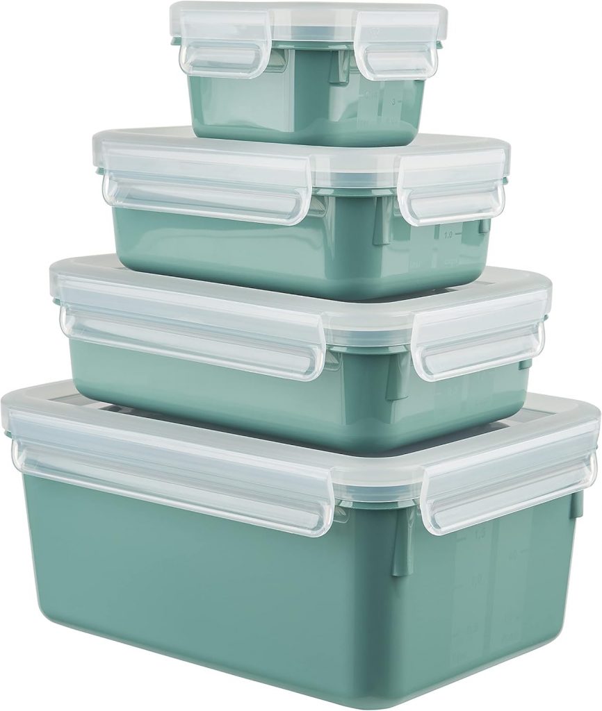 🤴 Emsa Clip & Close Color Edition 4-teiliges Set Frischhaltedosen mit Deckel, 0,2l, 0,55l, 0,8l, 2,2l, Brotdosen Set auslaufsicher, spülmaschinengeeignet, mikrowellengeeignet, grün, N1031011,39€ statt 24,49€ – 54,0 🔥🚚 Verkauft durch Amazon und Versand durch Amazon1,333 Bewertungen: 4.6 / 5.0 ⭐️⭐️⭐️⭐️⭐️🛒 zu Amazon https://www.amazon.de/dp/B0919QDYJJ/?th=1&tag=preisfehlerheute-21#038;psc=1&tag=preisfehlerheute-21