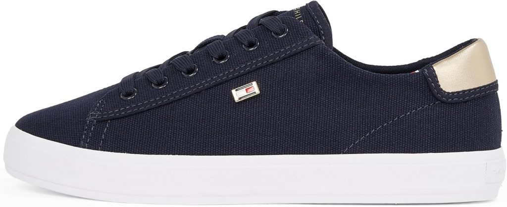 Tommy Hilfiger Damen Vulc Canvas Lace Up Sneaker Fw0fw08647 Low Top