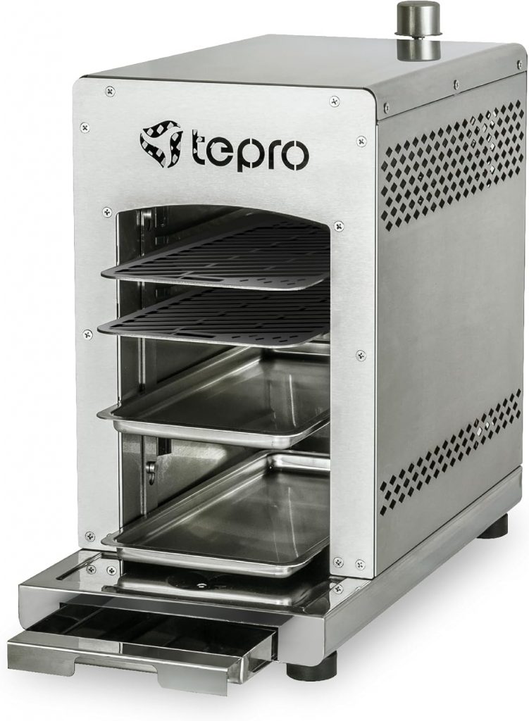 tepro Steakgrill Toronto, Keramikgrill-Infrarot Brenner / Gasgrill mit 3 kW Leistung, max. 800 Grad Gas, Piezozündung, Maße ca. 23 x 56 x 40,5 cm, Silber77,98€ statt 97,99€➡️ https://www.amazon.de/dp/B07MHJB2WR/?tag=preisfehlerheute-21