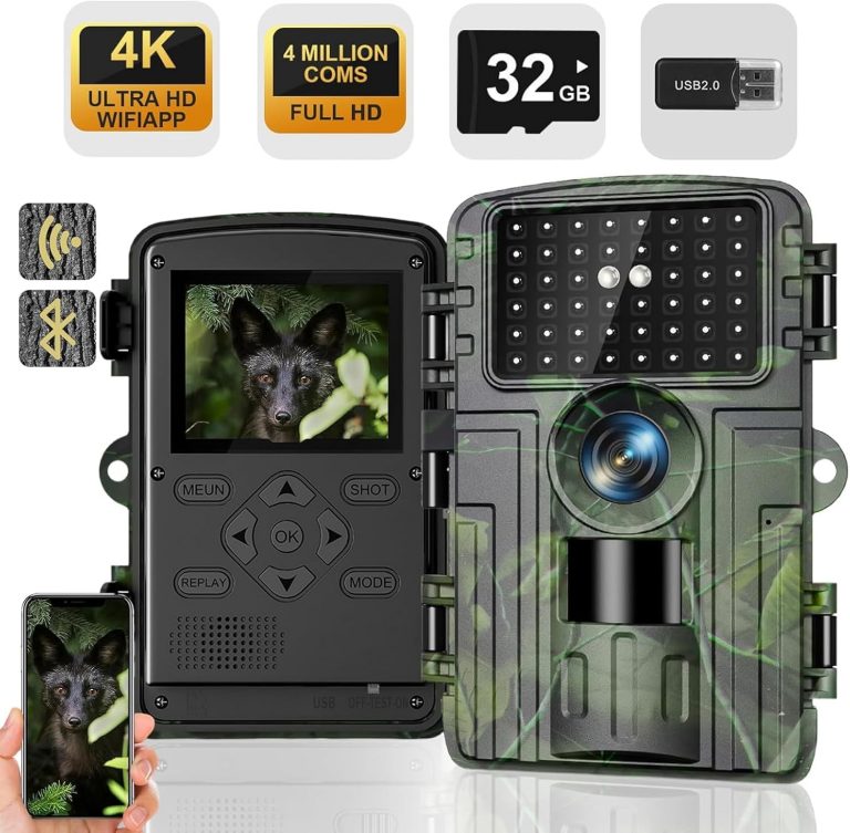 👑 Wildkamera, 4K Video Wildtierkamera, 60MP Full HD WLAN mit Handyübertragung APP, Bewegungssensor, Nachtsicht, 0,1s Auslösezeit, Infrarot Wildkamera mit 32GB Speicherkarte &Kartenleser IP6656,42€ statt 89,99€ - 38,00 % 🔥🚚 Verkauft von TPUWA und Versand durch Amazon1,156 Bewertungen: 4.2 / 5.0 ⭐️⭐️⭐️⭐️🛒 zu Amazon https://www.amazon.de/dp/B0D2KJ3579/?amp%3Btag=preisfehlerheute-21&tag=preisfehlerheute-21