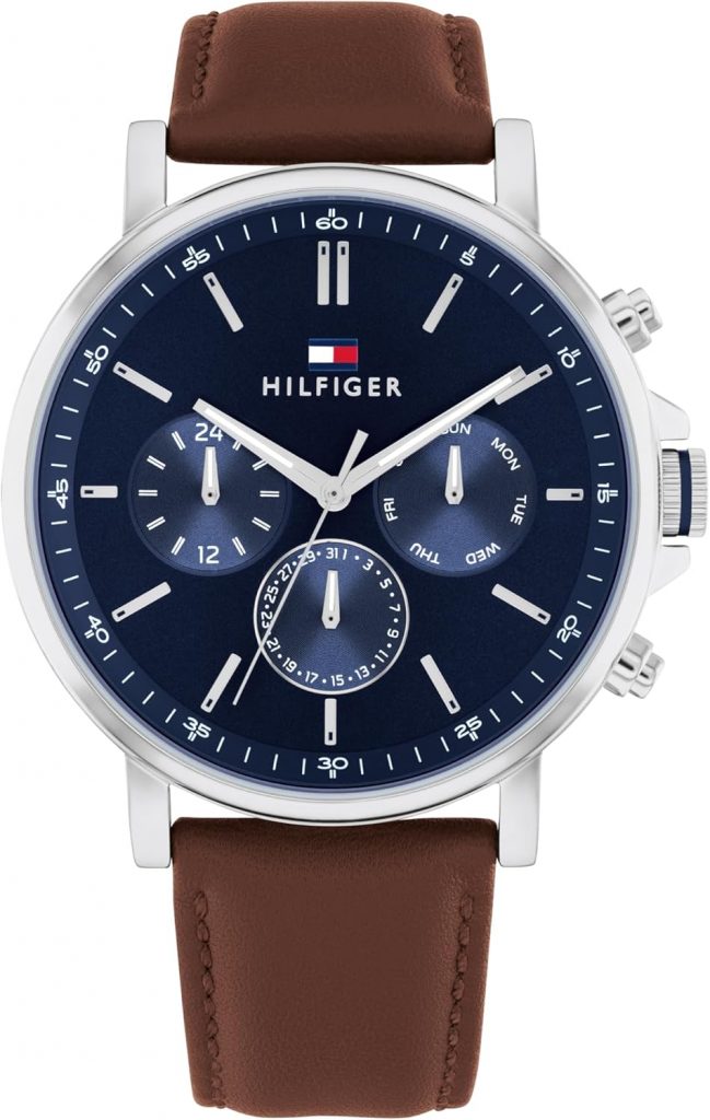 👑 Tommy Hilfiger Multifunktion Analog Quarzuhr für Herren mit Edelstahl- oder Lederarmband103,95€ statt 149,00€ – 31,0 🔥🚚 Verkauft durch Amazon und Versand durch Amazon41 Bewertungen: 4.4 / 5.0 ⭐️⭐️⭐️⭐️🛒 zu Amazon https://www.amazon.de/dp/B0CNWX34MH/?th=1&tag=preisfehlerheute-21#038;psc=1&tag=preisfehlerheute-21
