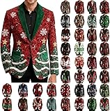 Rot Weihnachten Cord Blazer Herren Sakko Weihnachtsmotiv Cordjacke Gefüttert Winter Suit Jacke Anzugmantel Weihnachtsmann Weihnachtssakko Sportlich Festliches Outfit Party-Blazer Urlaubsblazer xxl 3xl17,99€ statt 35,99€➡️ https://www.amazon.de/dp/B0G147337Q/?tag=preisfehlerheute-21
