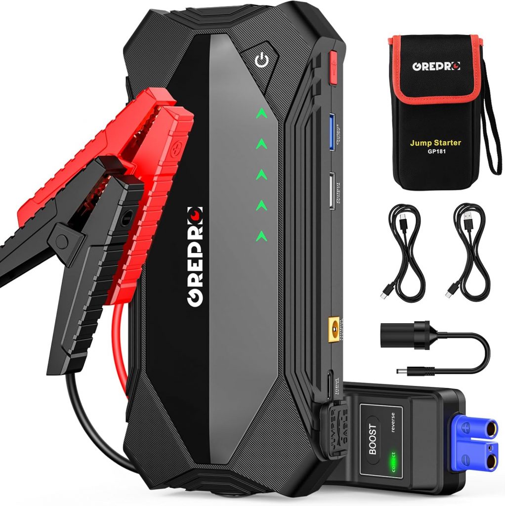 👑 GREPRO Starthilfe Powerbank für Pkw (bis zu 10.0L Benzin,8.0L Diesel), Auto Starthilfe für 12V Auto, Tragbare Power Bank mit USB Schnellladung 3.0 und DC 15V Ausgabe43,99€ statt 79,98€ – 46,0 🔥🚚 Verkauft von GREPRO und Versand durch Amazon2,595 Bewertungen: 4.4 / 5.0 ⭐️⭐️⭐️⭐️🛒 zu Amazon https://www.amazon.de/dp/B0CFPYSC1Q/?tag=preisfehlerheute-21
