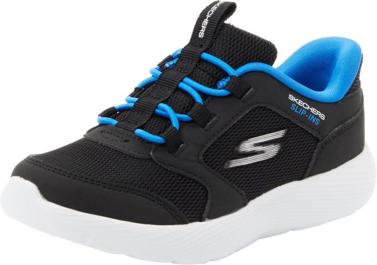 Skechers Dyna-Lite Turbo-Brisk Buddies Sneaker, Black Synthetic/Textile/Royal Trim, 26 EU27,56€ statt 39,95€➡️ https://www.amazon.de/dp/B0DP7JNHK7/?tag=preisfehlerheute-21