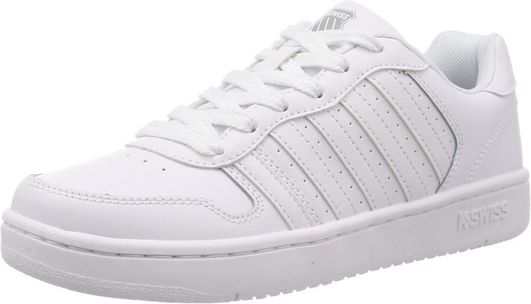K-Swiss Court Palisades Herren Turnschuh, White Gray, 39.5 EU29,50€ statt 60,00€➡️ https://www.amazon.de/dp/B0839B32CZ/?tag=preisfehlerheute-21