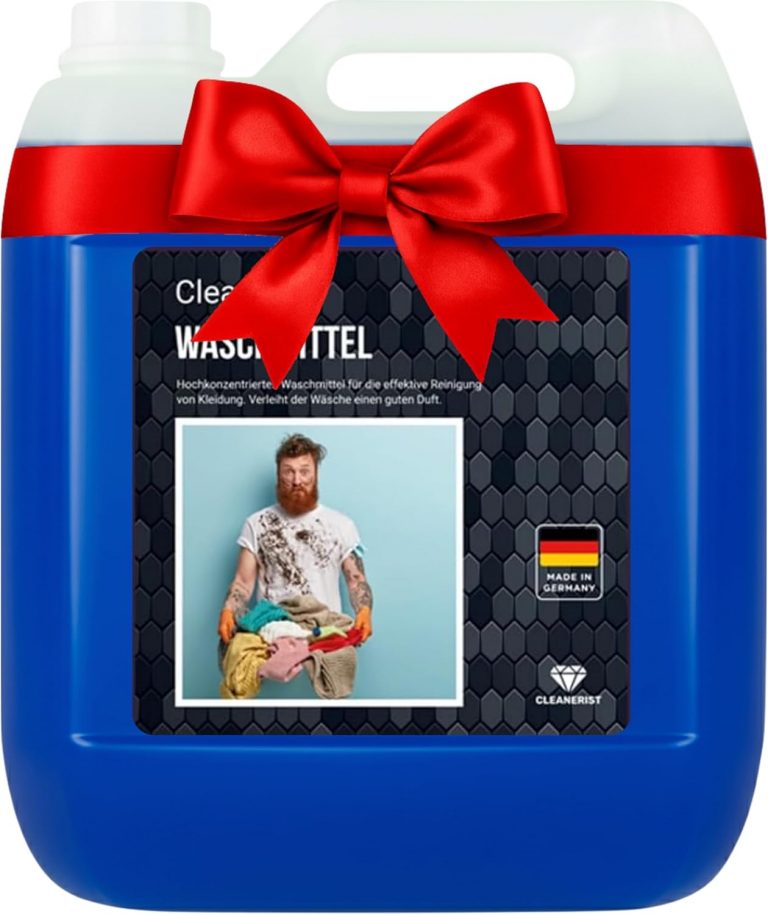 Cleanerist - Color Waschmittel flüssig für 875 Wäschen Buntwäsche - 5x 5l Flüssigwaschmittel Konzentrat für bunte & dunkle Wäsche - XXL Vollwaschmittel mit Frischeduft für 20-95°C, statt Pods, Pulver37.32€ ➡️ https://www.amazon.de/dp/B08XM6BYPS/?tag=preisfehlerheute-21