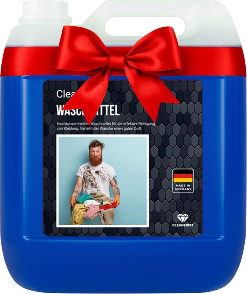 Cleanerist – Color Waschmittel flüssig für 875 Wäschen Buntwäsche – 5x 5l Flüssigwaschmittel Konzentrat für bunte & dunkle Wäsche – XXL Vollwaschmittel mit Frischeduft für 20-95°C, statt Pods, Pulver37.32€ ➡️ https://www.amazon.de/dp/B08XM6BYPS/?tag=preisfehlerheute-21