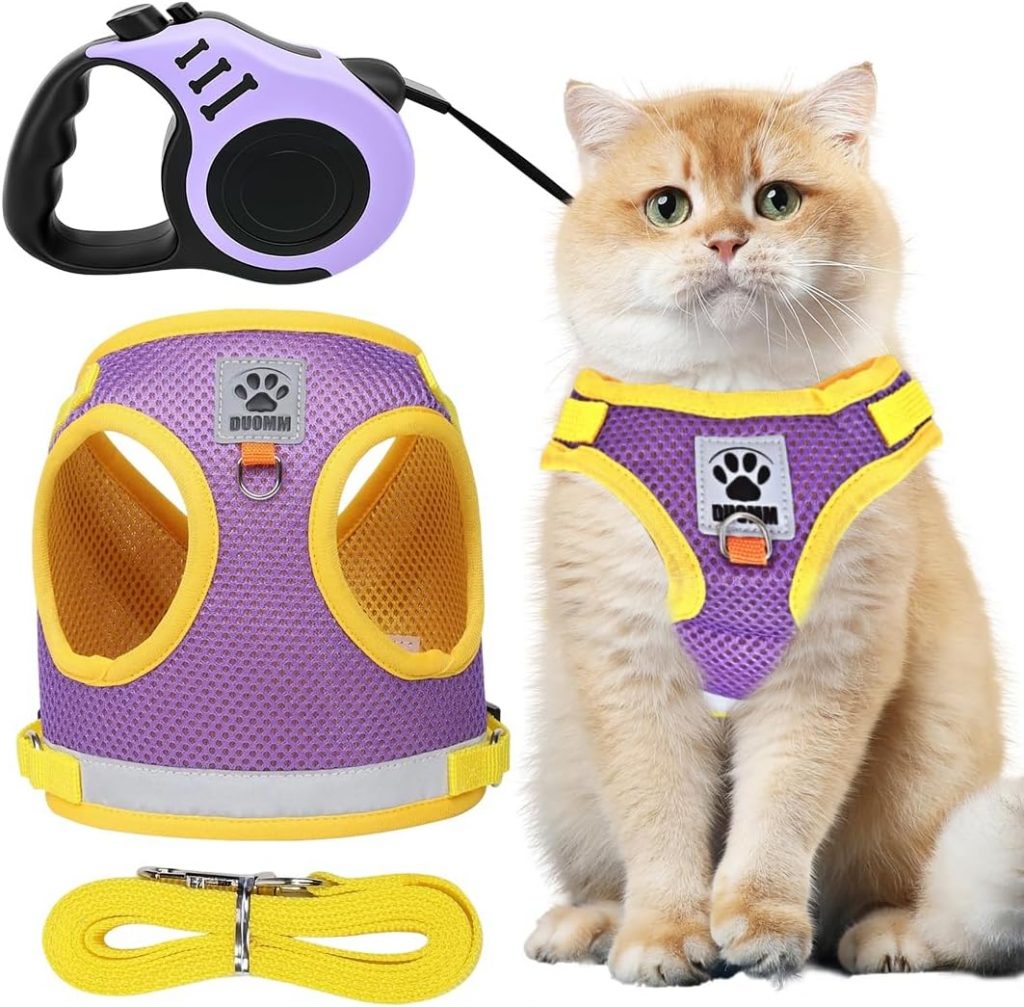 Gohytal Katzengeschirr mit Leine Ausbruchsicher, Katzengeschirr und Katzenleine Set, Verstellbares Katzenleine Geschirr für Katzen, Katzenweste Katzen Geschirr, Brustgeschirr für Katzen Hunde (M)1.99€ ➡️ https://www.amazon.de/dp/B0F4X6MTY7/?tag=preisfehlerheute-21